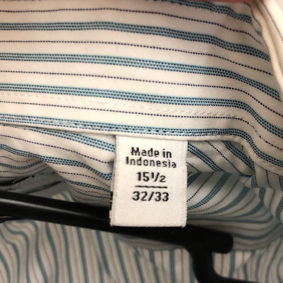 Calvin Klein Men's Stripe Slim Fit Shirt (A) - Picture 5 of 5